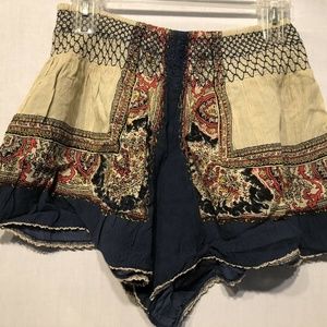 Free People Shorts Sz S Embroidred